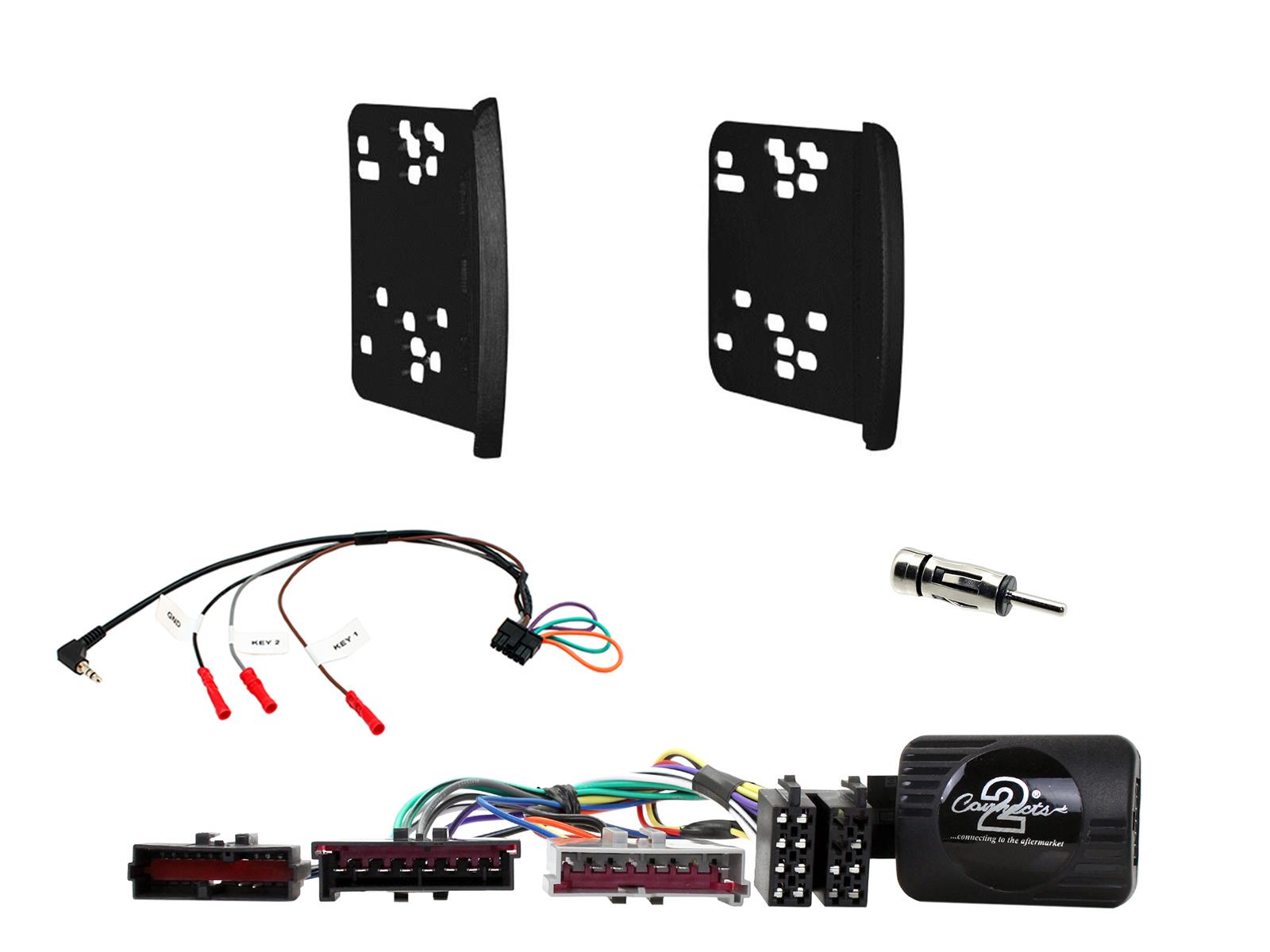 Ford Focus MKI 1998-2004 Double Din Car Stereo Fascia Fitting Kit CTKFD80