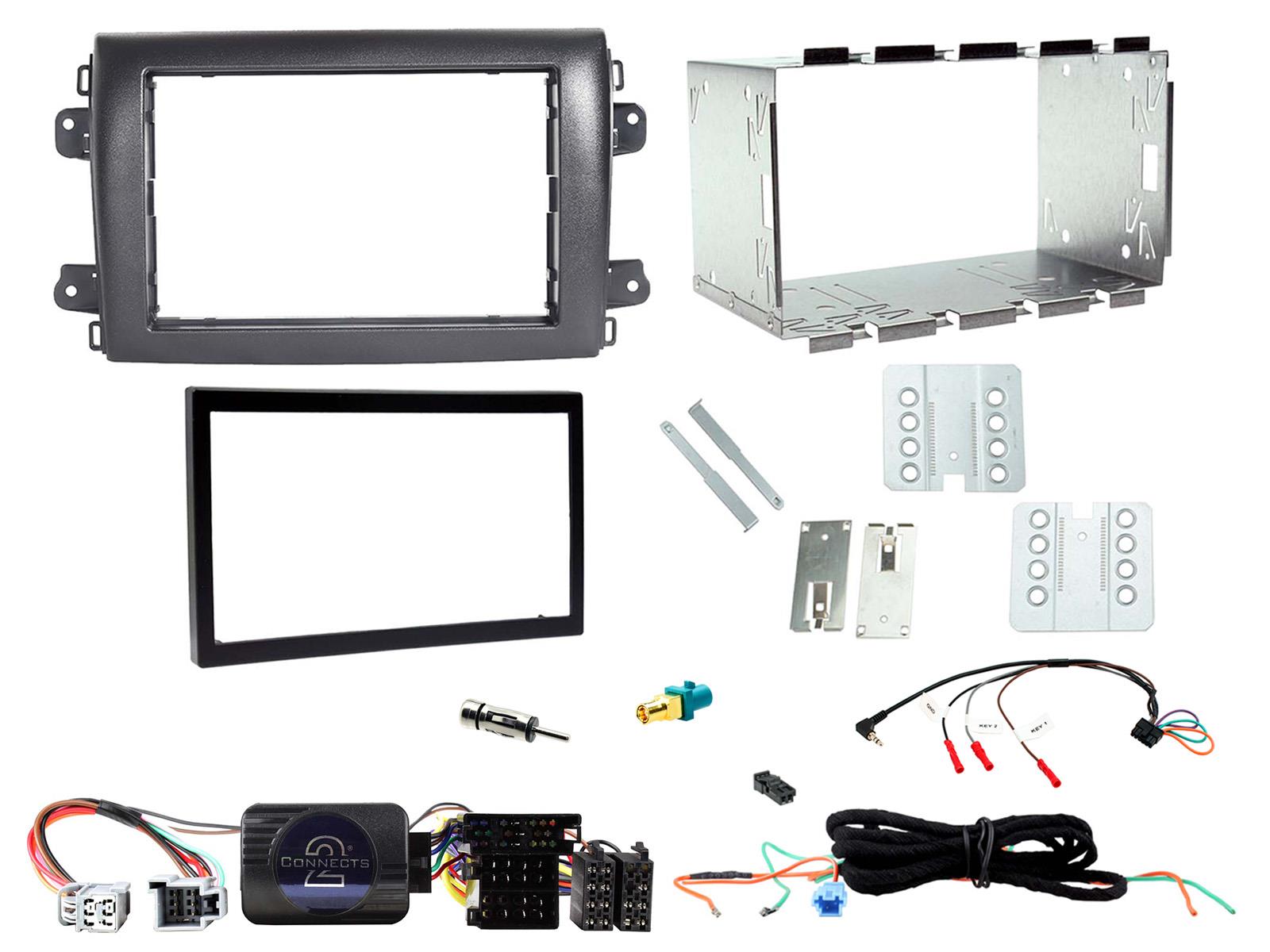 Fiat Ducato 8 Series 2021 onwards Double Din Car Stereo Fascia Fitting Kit CTKFT31