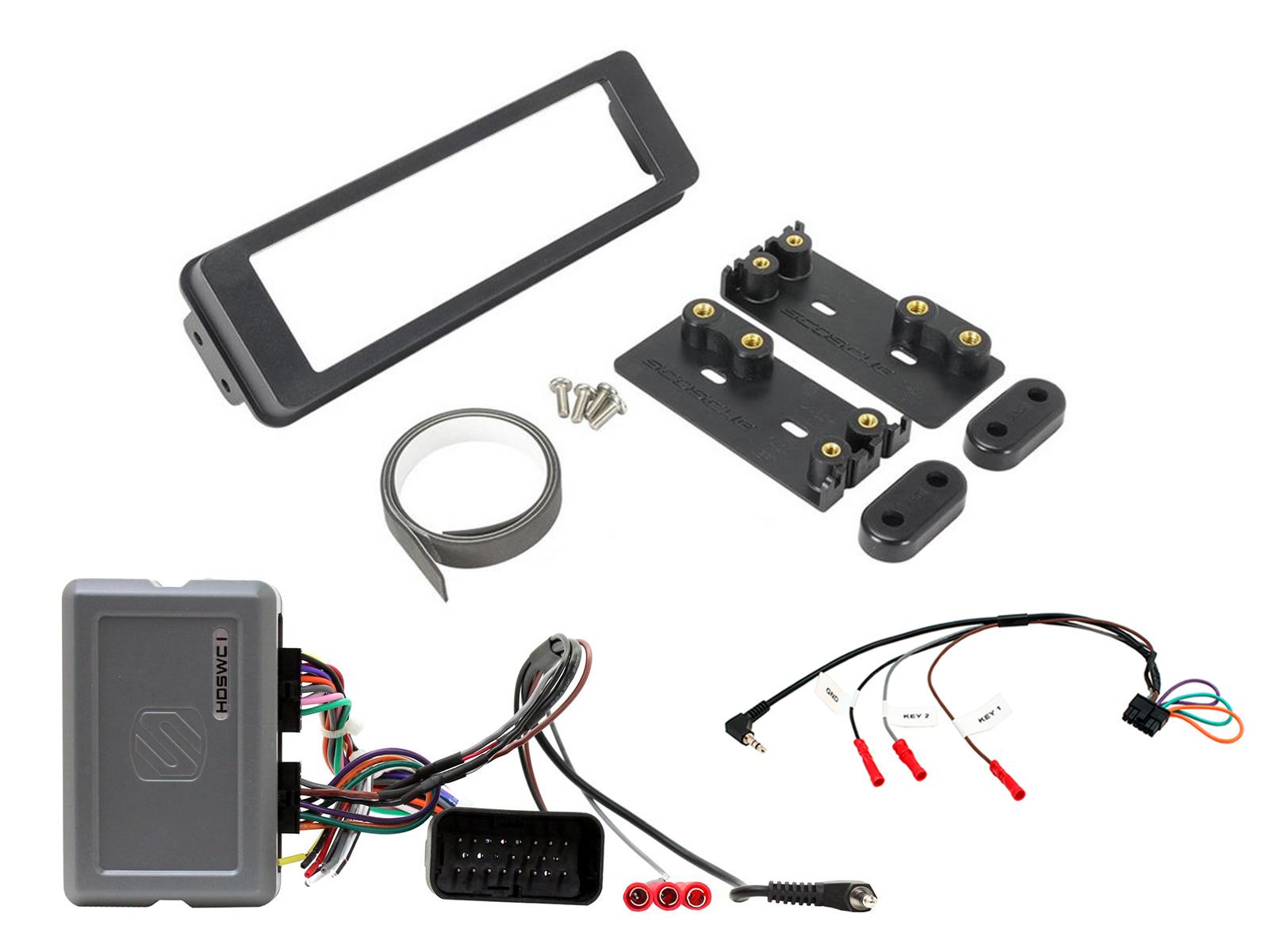 Harley Davidson Road-Glide-FLTR, Street-Glide-FLHX-FLHT Stereo Fitting Kit CTKHA01