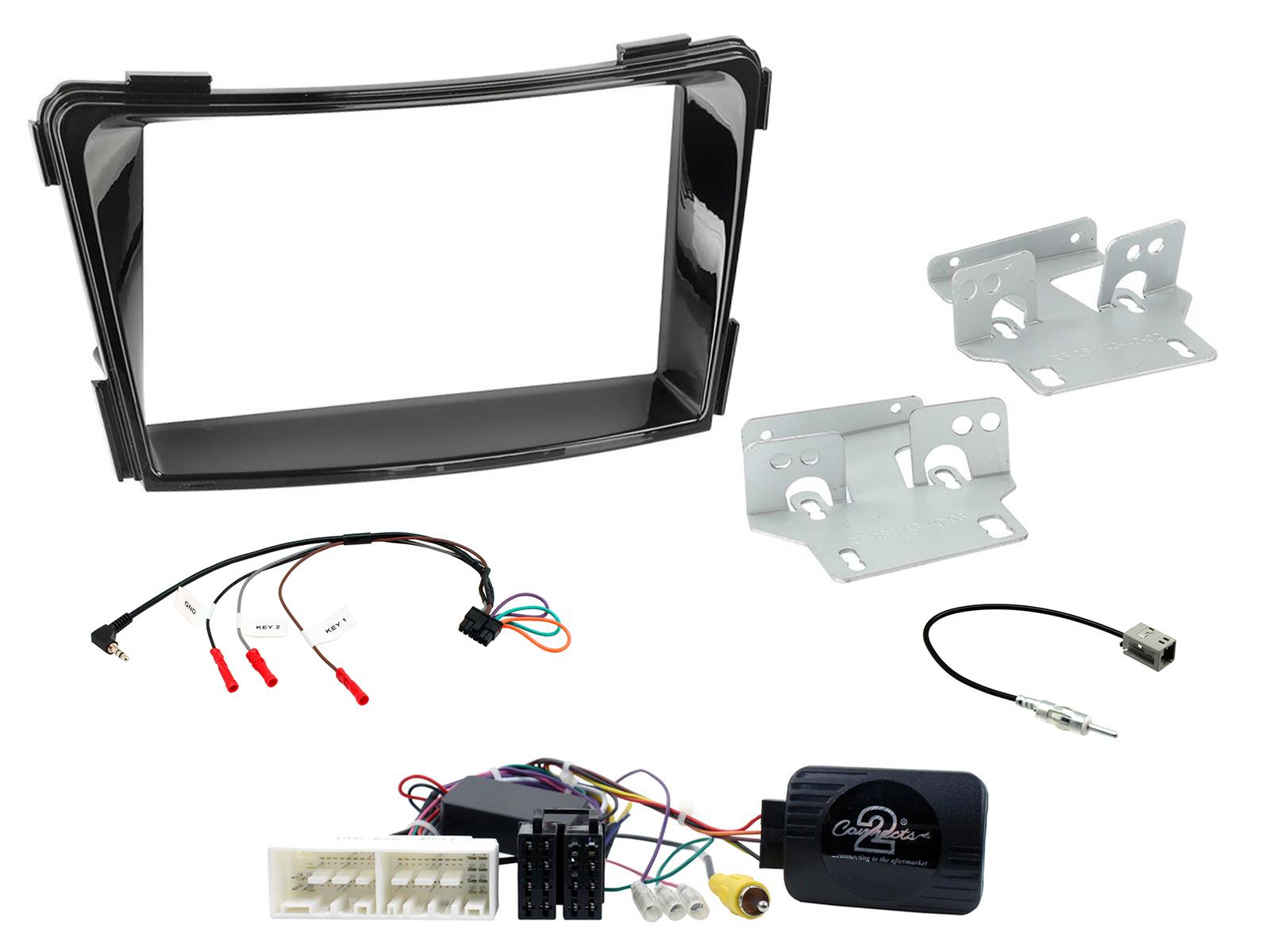 Hyundai i40 2016 onwards Double Din Stereo Fascia Fitting Kit CTKHY24