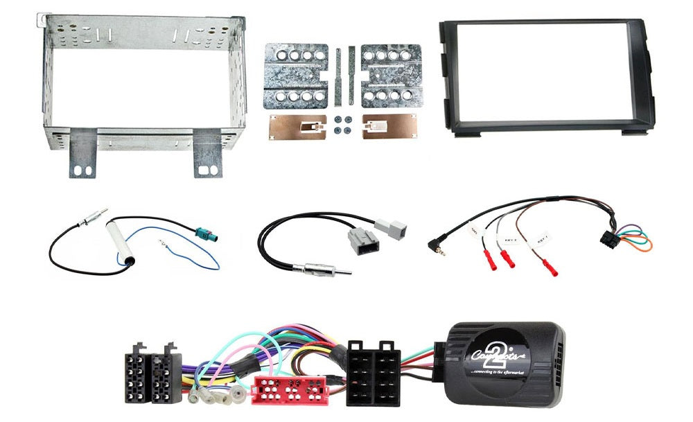 KIA Pro-Cee'd Cee'd 2009-2013 Complete Double Din Stereo Fitting Kit CTKKI03