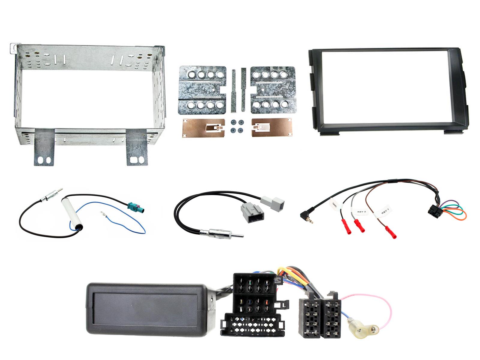 KIA Pro-Cee'd Cee'd 2009-2012 Complete Double Din Stereo Fitting Kit  CTKKI04