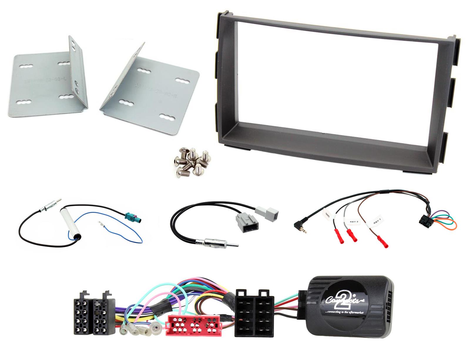 Kia Venga 2010 - 2019 Double Din Car CD Stereo Fascia Fitting Kit CTKKI16