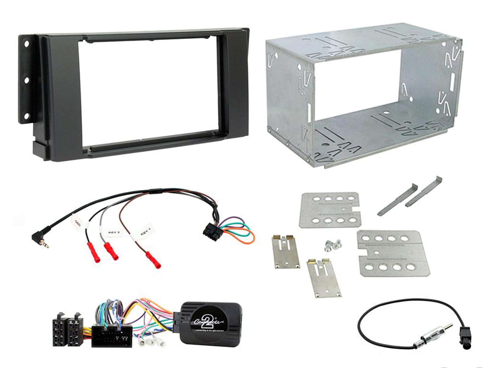 Land Rover Freelander, Range Rover Sport Double Din Stereo Fascia Fitting Kit CTKLR03