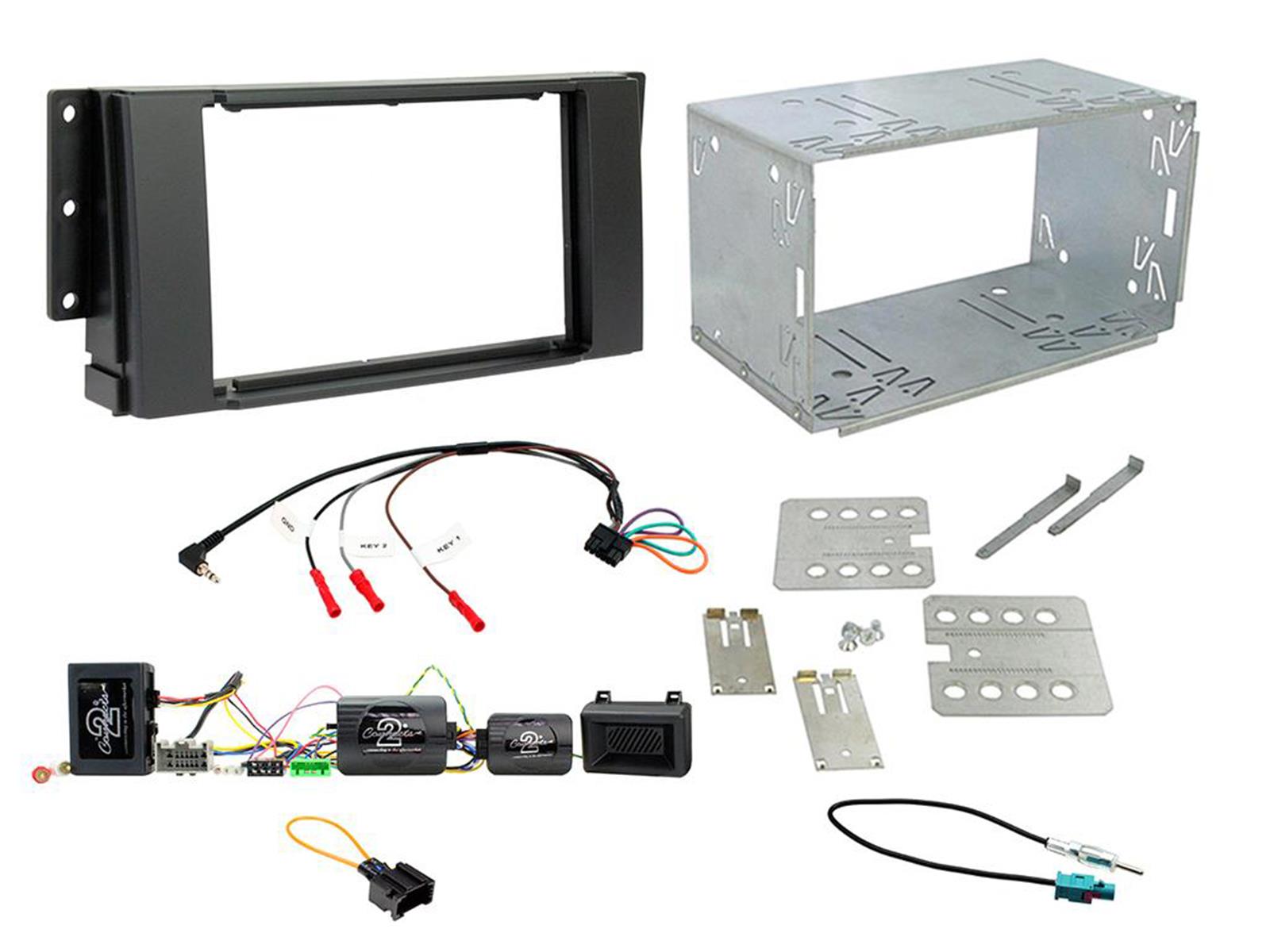 Land Rover Freelander with Fibre Amplifier (2006-2014) Double Din Car Stereo Fascia Fitting Kit CTKLR07