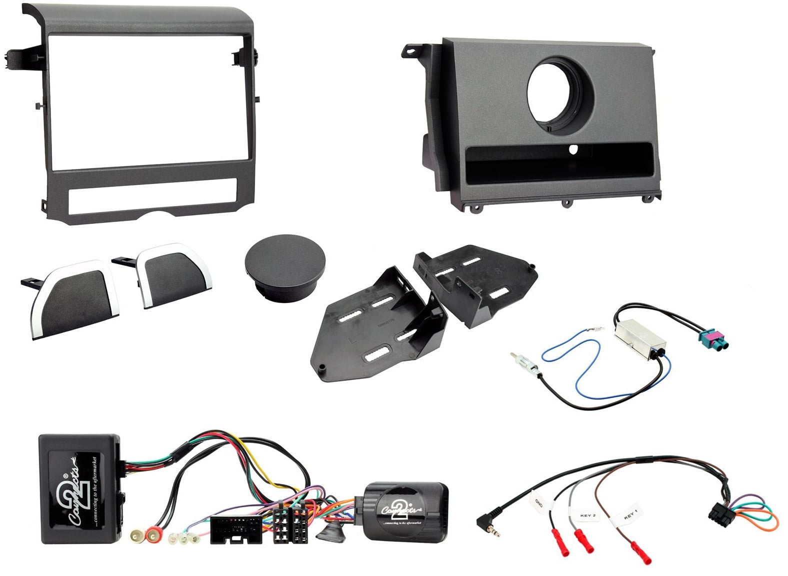 Land Rover Discovery 2009-2011 Double Din Car Stereo Fascia Fitting Kits CTKLR09