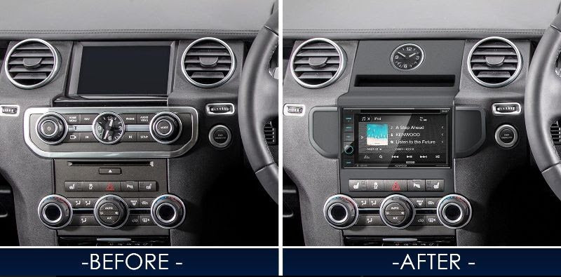 Land Rover Discovery (2009-2011) Double Din Car Stereo Fascia Fitting Kits CTKLR10
