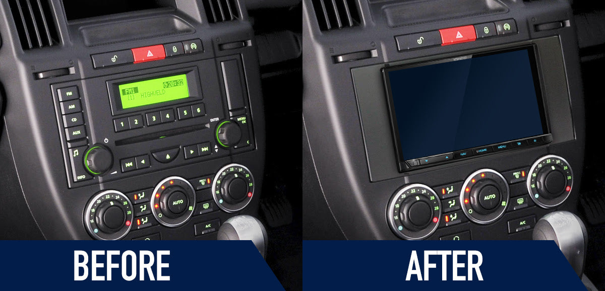 Land Rover Freelander 2007-2014 Double Din Car Stereo Fascia Fitting Kits CTKLR13