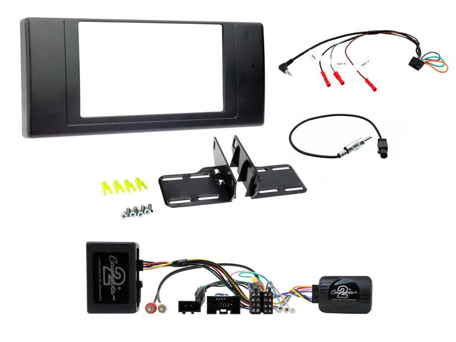 Range Rover Vogue 2010-2013 Double Din Car Stereo Fascia Fitting Kits CTKLR14