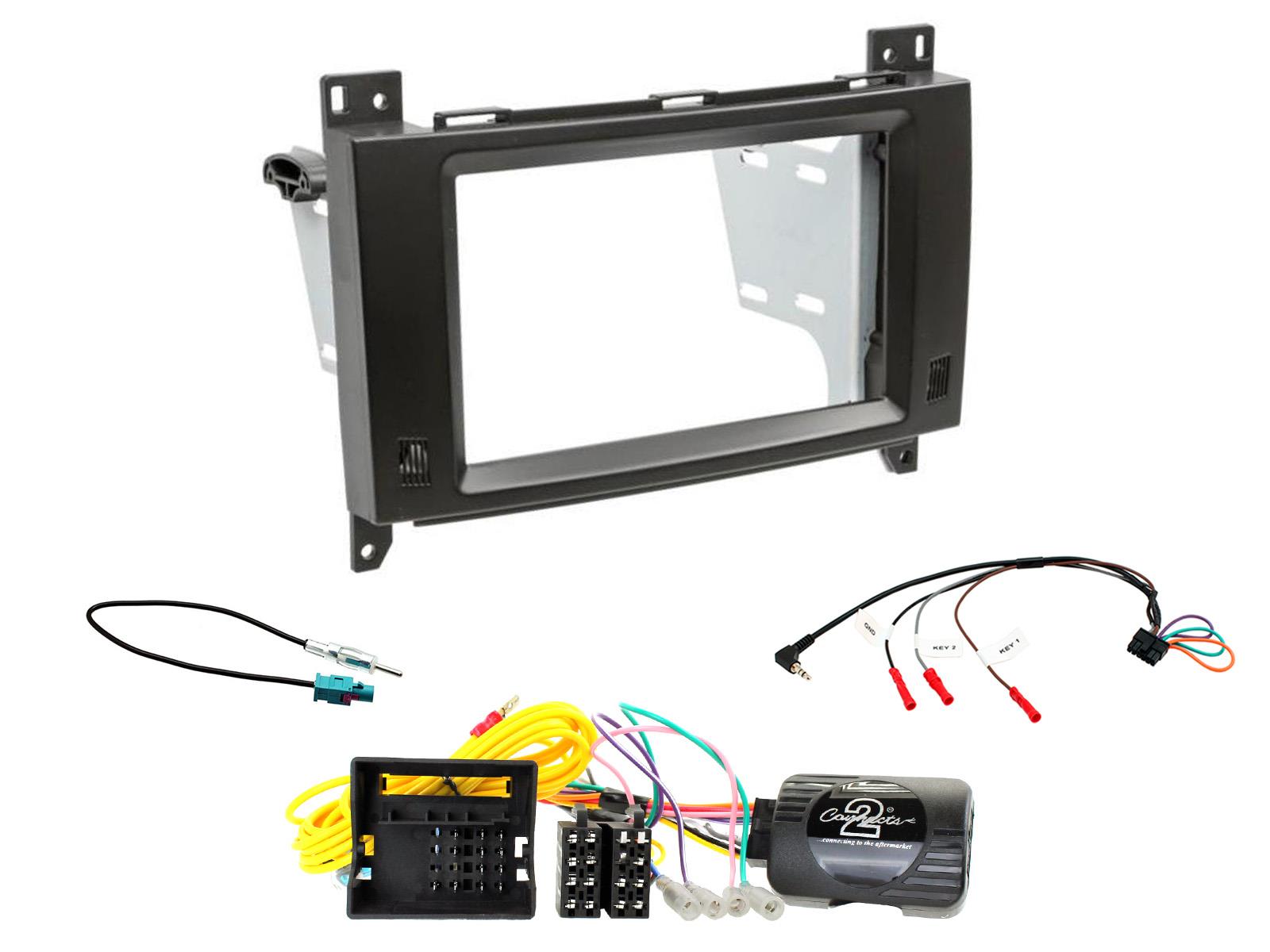 Mercedes Vito W447 2015 Onwards Double Din Car Stereo Fascia Fitting Kit CTKMB17