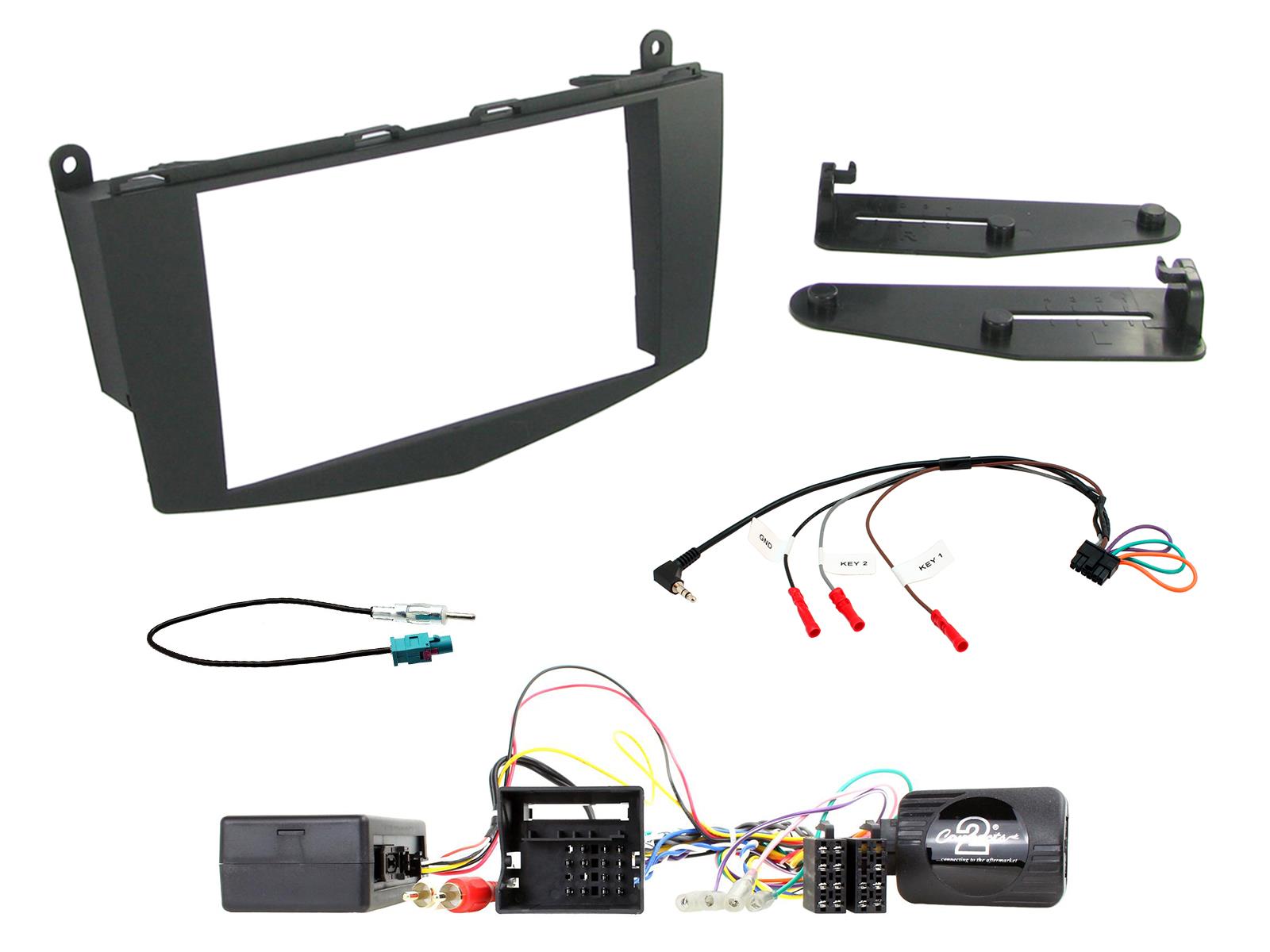 Mercedes C-Class 2007-2011 Double Din Complete Fitting Kit CTKMB26