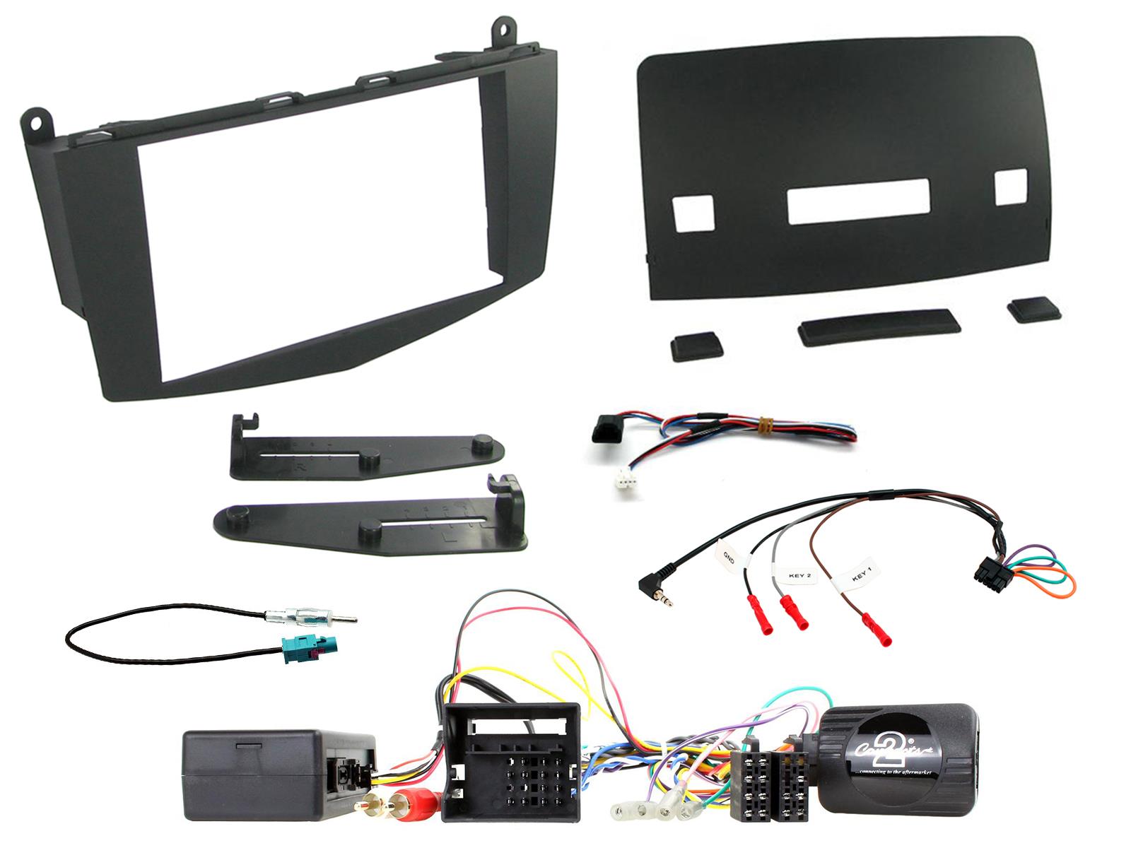 Mercedes C-Class 2007-2011 Double Din Complete Fitting Kit CTKMB27