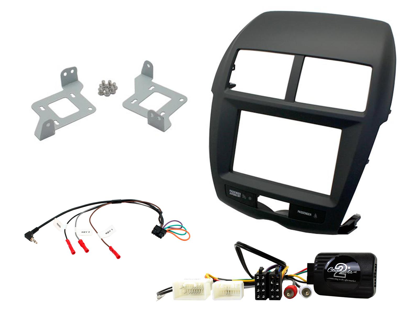 Mitsubishi ASX 2010 - 2014 (Non Amplified) Double Din Installation Kit CTKMT02