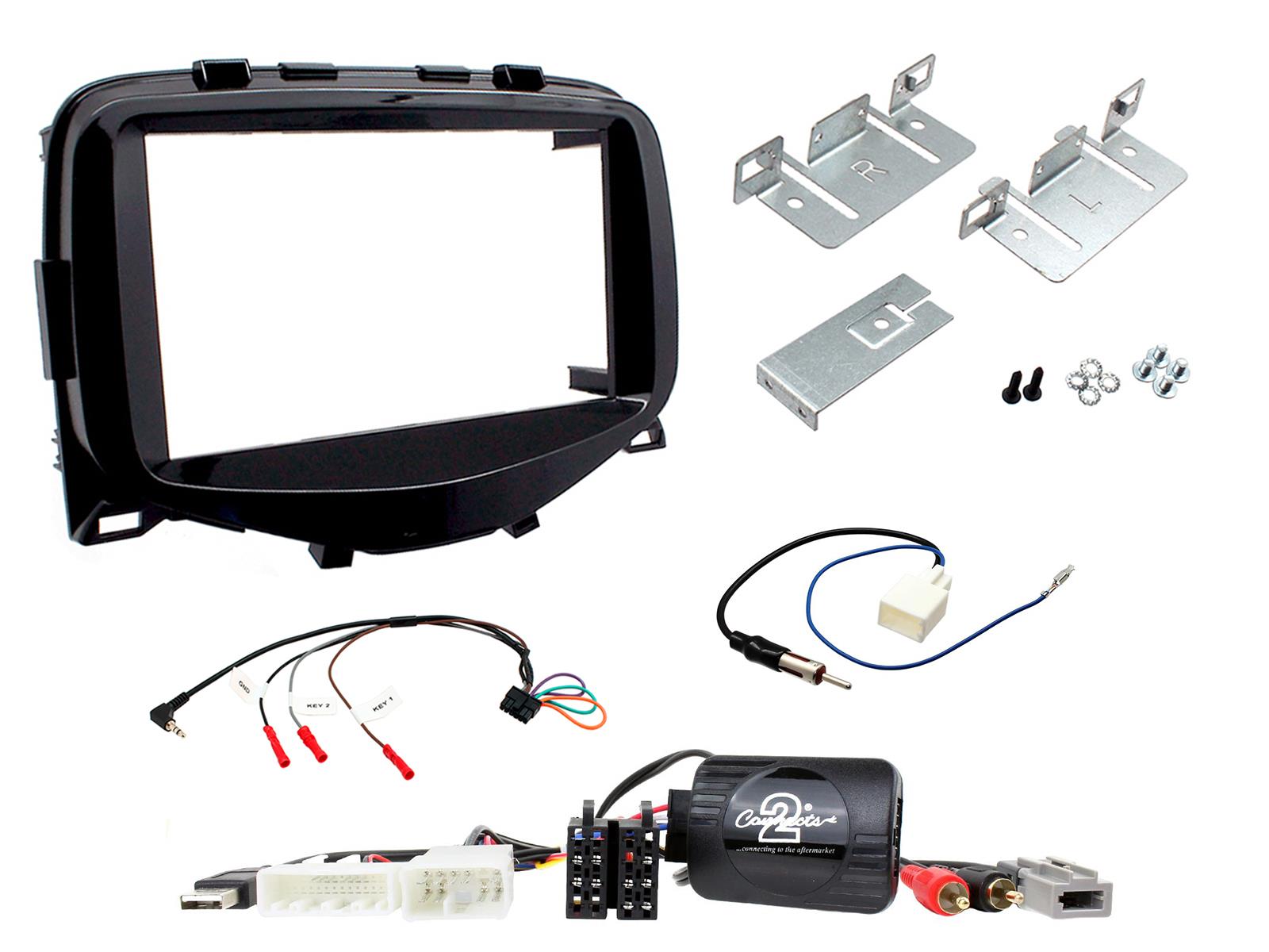 Peugeot 108 2014 onwards Complete Double Din Fitting Kit CTKPE07