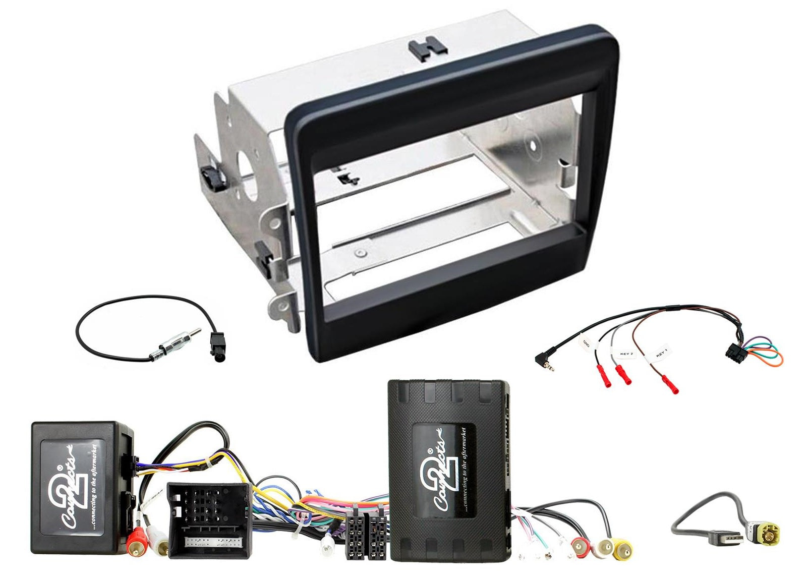 Porsche 911 2011-2016 Double Din Stereo Fascia Fitting Kit CTKPO21