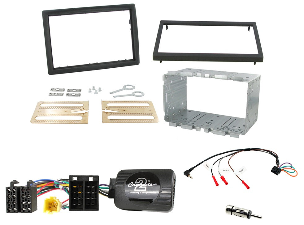 Renault	Megane 2006-2008 Double Din Facia Kit CTKRT01
