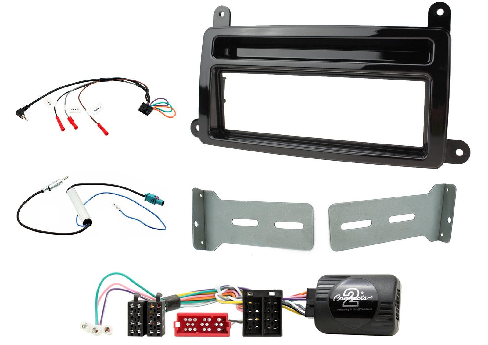Renault Clio 2017-2020 Single Din Stereo Fascia Fitting Kit CTKRT09