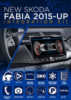 Skoda Fabia 2014-2018 Complete Single Din Facia Kit CTKSK07