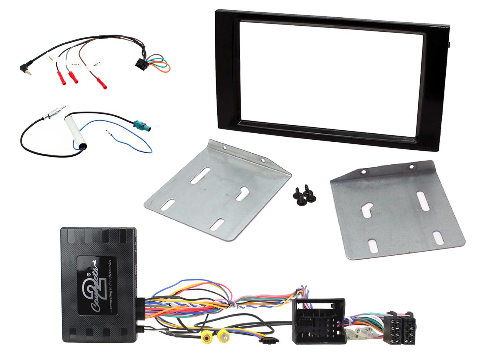 Seat Ibiza, Leon Double Din Fitting Kit Fascia, Steering Control CTKST10