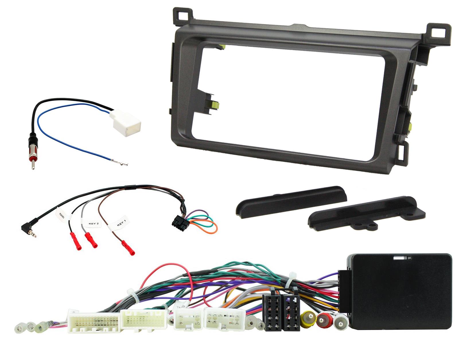 Toyota RAV4 2016-2018 Complete Double Din Facia Kit CTKTY30