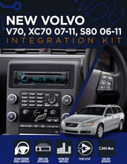 Volvo S80, V70, XC70 Single Din Stereo Fascia Fitting Kit CTKVL06