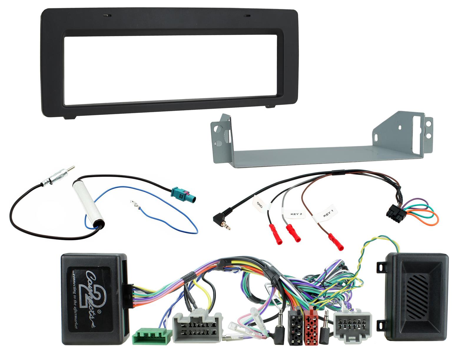 Volvo S80 V70 XC70 Single Din Parking Sensor Stereo Fascia Fitting Kit CTKVL10