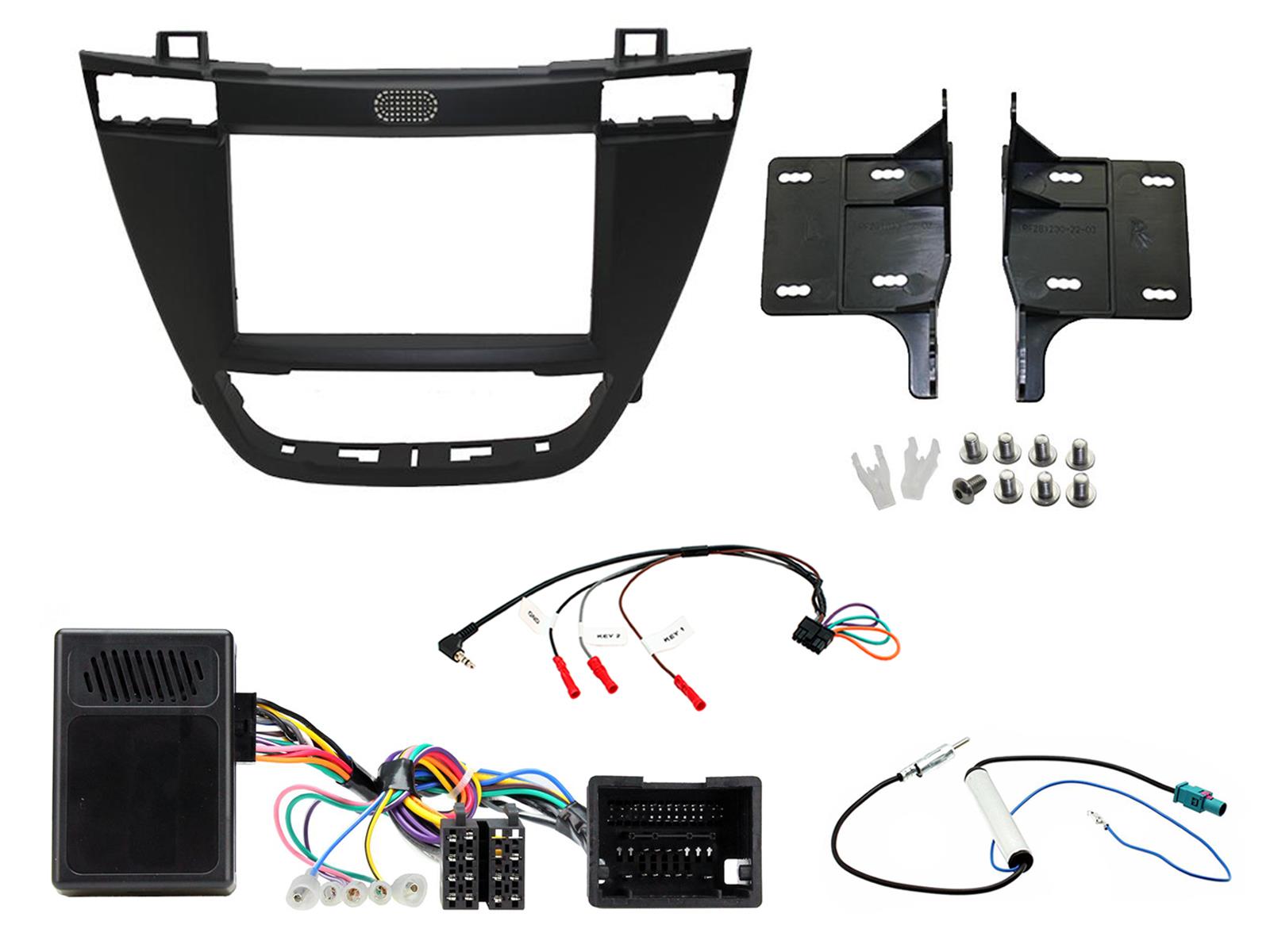 Vauxhall Insignia 2008-2013 Double Din Fitting Kit Black CTKVX02