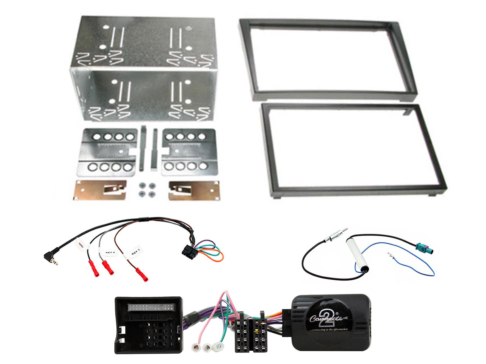 Vauxhall Corsa, Meriva, Signum, Tigra, Vectra Double Din Facia Kit CTKVX48
