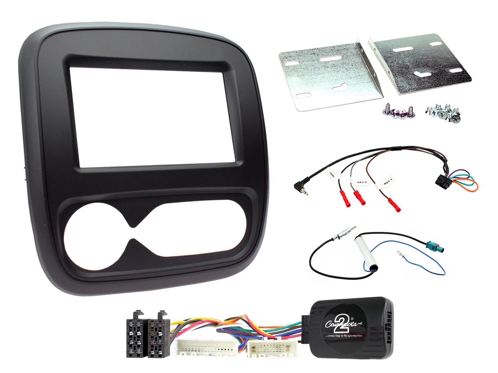 Vauxhall Vivaro 2014 onwards Double Din Facia Kit CTKVX50