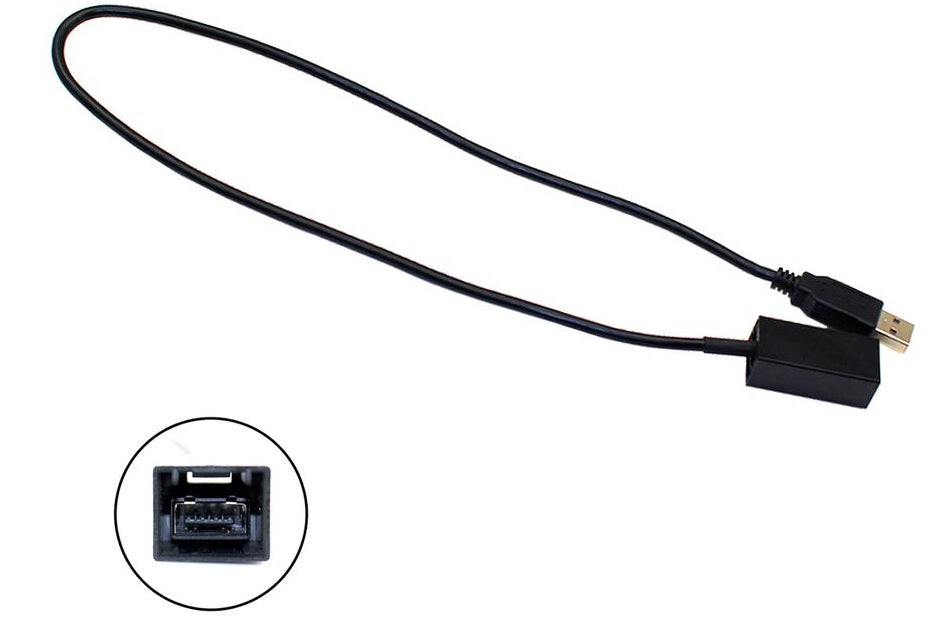 Mitsubishi L200 With 50cm Cable 2015 onwards OEM USB Socket Adaptor CTMIT-USB.3