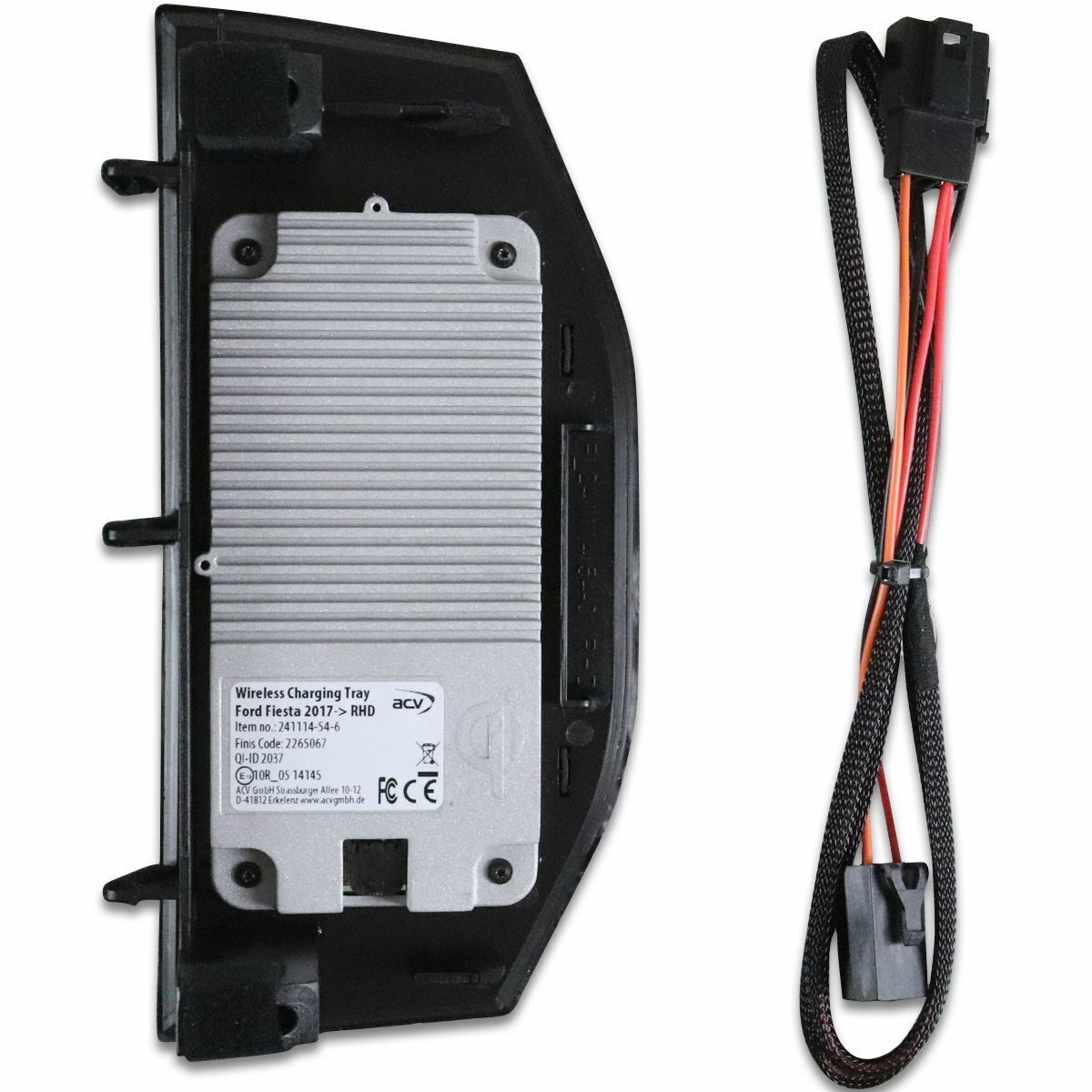 Ford Fiesta 2010-2022 (Right Hand Drive) QI Wireless Charging upgrade CTQIFD02
