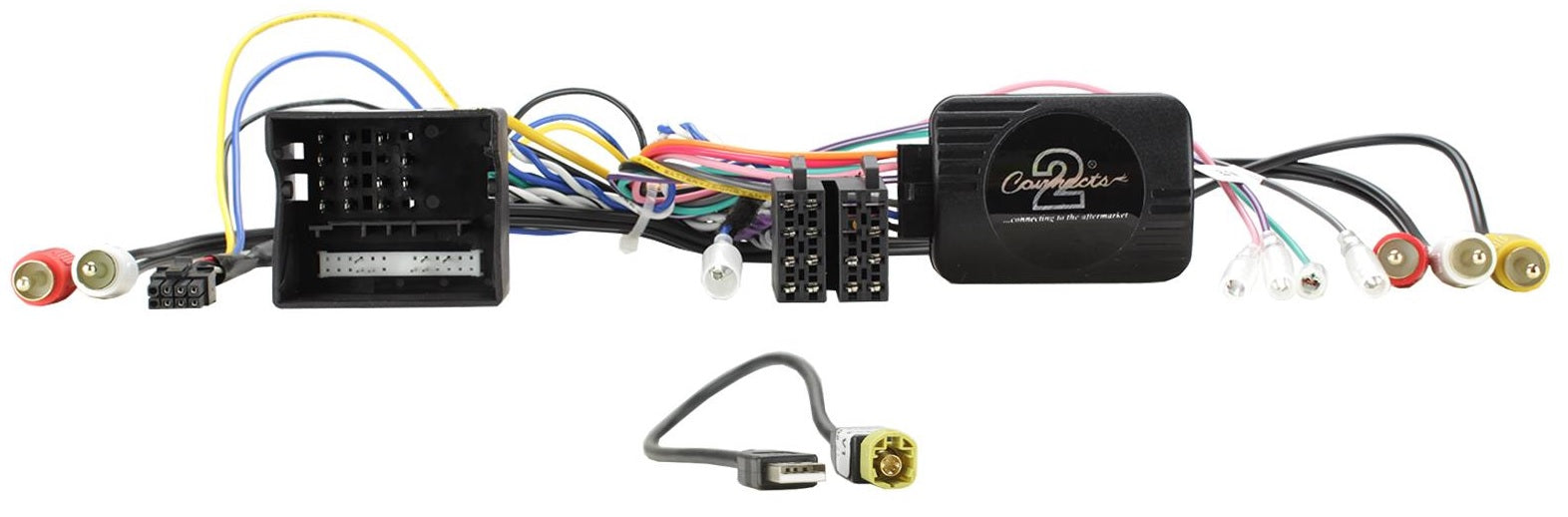 Porsche Panamera, Macan, Cayenne Steering Wheel Stalk Control Adaptor CTSPO008.2 w/ Patch Lead