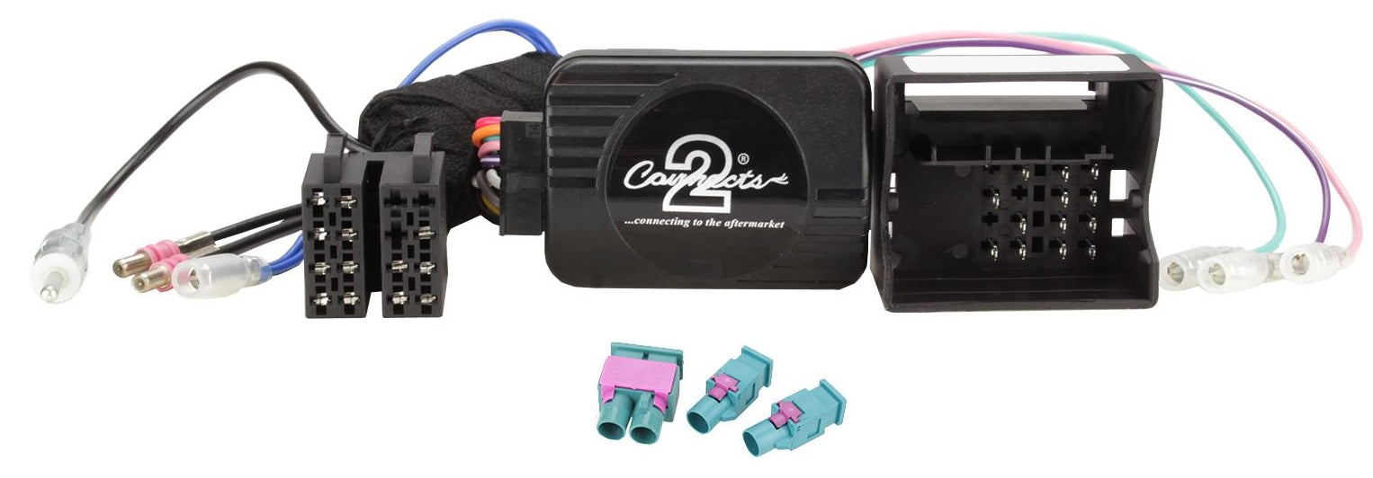 VW RCD200, RCD300, RCD310, RCD500, RCD510 OEM Steering Wheel Control Adaptor + Patch Lead CTSVW017.2