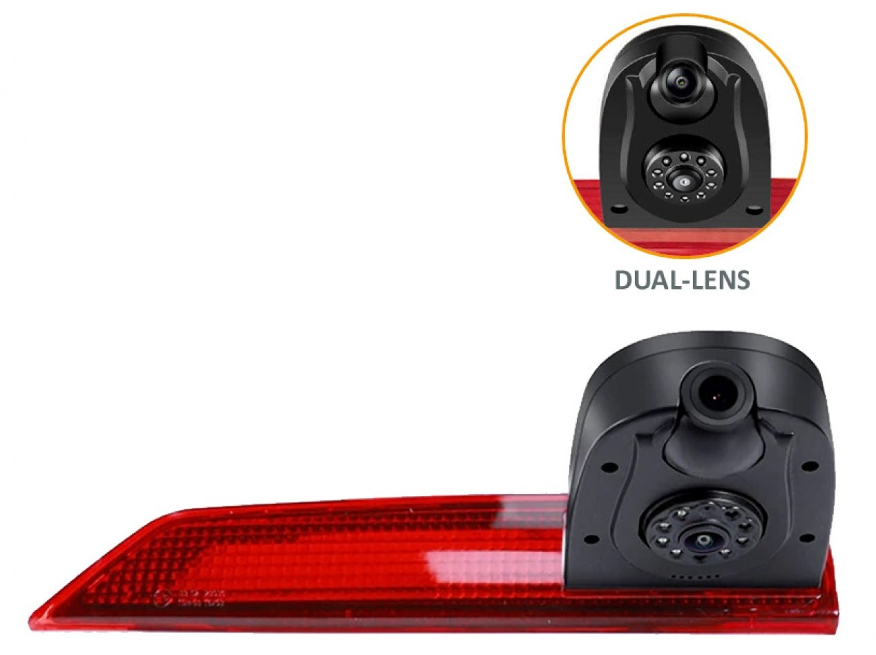 Ford Transit Custom 2013 Onwards DUAL LENS High Level brake light rear view camera (LED BULB) CVC-FOR-03-DUAL
