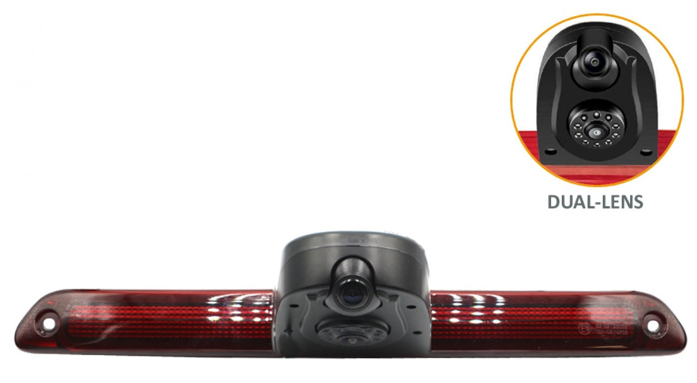 Volkswagen Crafter 2006 - 2016 DUAL LENS High Level brake light rear view camera (NTSC) CVC-MBZ-01-DUAL