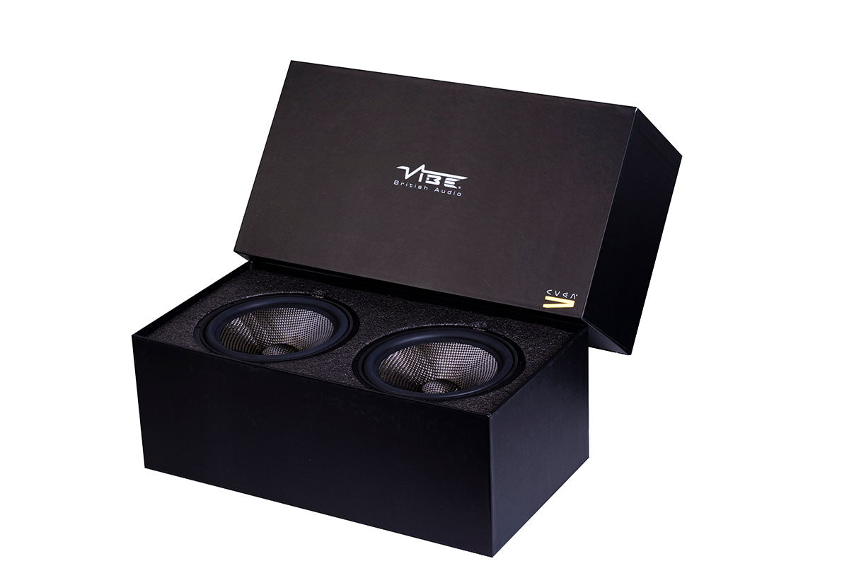 Vibe CVEN6.5SQW-V9 CVEN SQ Midwoofer Carbon Fibre Cone 150WRMS