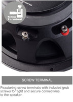 Vibe CVEN6SW-V5 CVEN SQ Midwoofer Carbon Fibre Cone 150WRMS Pair