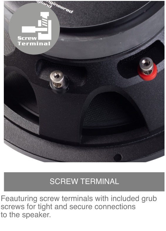 Vibe CVEN6SW-V5 CVEN SQ Midwoofer Carbon Fibre Cone 150WRMS Pair