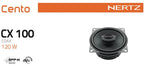 Hertz CX100 Cento 240 Watt 4" 2-Way Coaxial Car Speakers