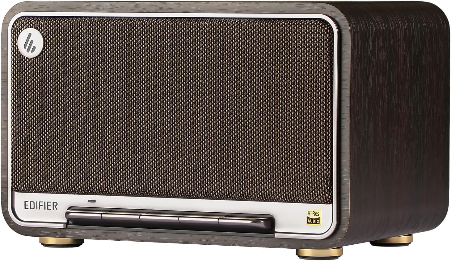 EDIFIER D32 Hi-Res Audio 60W Tabletop Wireless Speaker - Black/Walnut