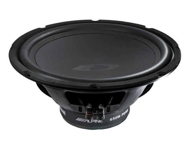 Alpine SWE-1044E Free Air 500W 10" single 4Ω voice coil subwoofer