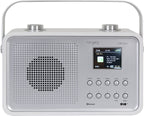 Tangent DAB2go+ Bluetooth/DAB+/FM Rechargeable Portable Radio - White High Gloss