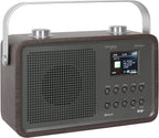 Tangent DAB2go+ Bluetooth/DAB+/FM Rechargeable Portable Radio - Walnut