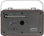 Tangent DAB2go+ Bluetooth/DAB+/FM Rechargeable Portable Radio - Walnut