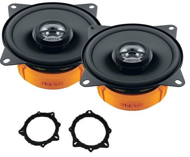 BMW 3, 5 Series X1 X3 X5 Hertz DCX 100.3 4" 10cm 2-Way Front/Rear Door Speakers Fitting Kit