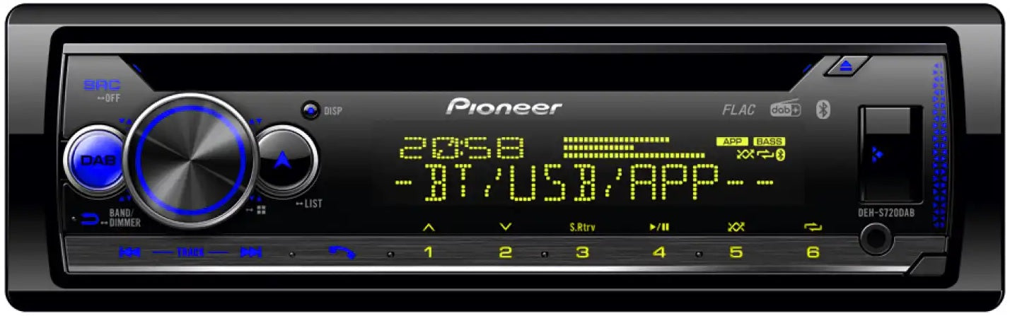 Pioneer DEH-S720DAB CD MP3 USB Stereo DAB Digital Radio Aux iPod iPhone Android Spotify