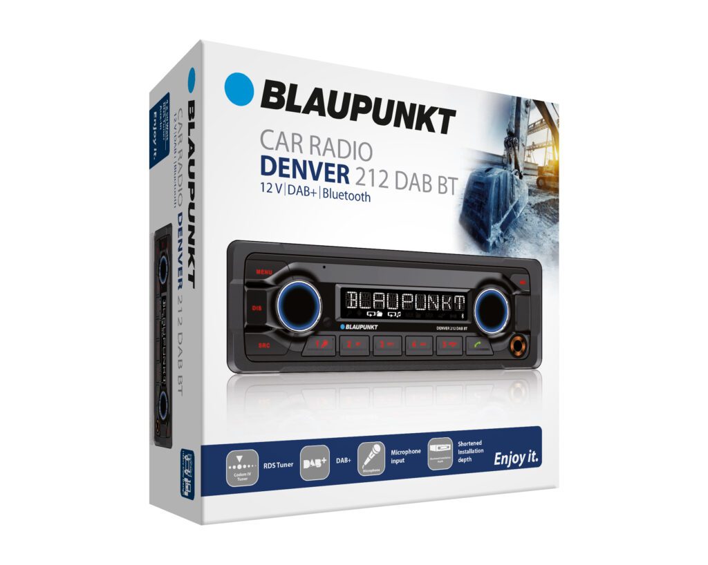 Blaupunkt DENVER 212DAB BT Radio Bluetooth DAB+ USB Bus/Truck/Camper 12Volt