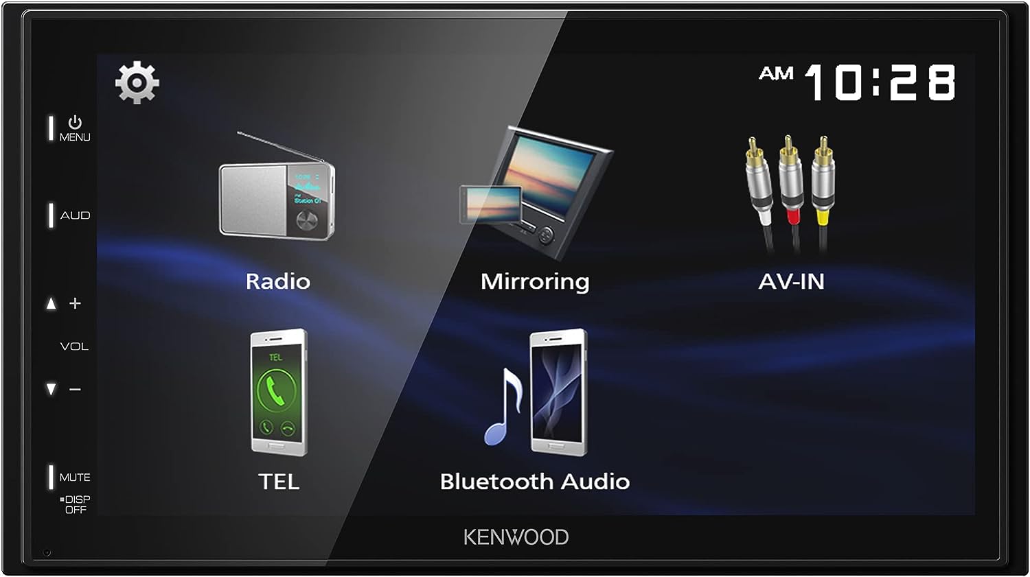 Kenwood DMX129BT 6.8" Touchscreen Digital Media Receiver with Built-In Bluetooth