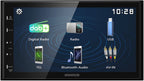 Kenwood DMX129DAB Short Body Bluetooth USB MP3 6.8" WVGA DAB Radio  Media Receiver