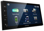 Kenwood DMX129DAB Short Body Bluetooth USB MP3 6.8" WVGA DAB Radio  Media Receiver
